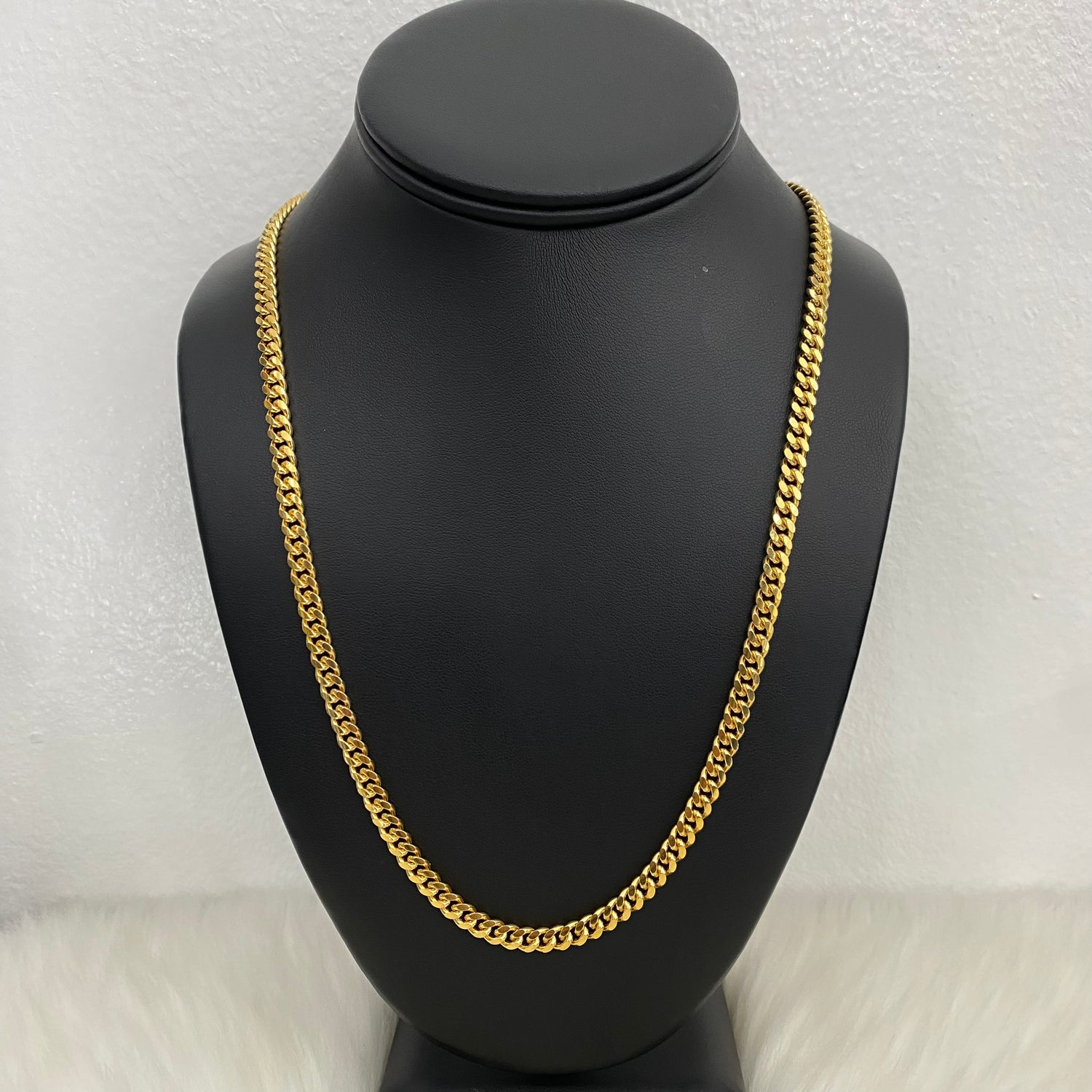 14K Yellow Gold Micro Cuban / 53.8gr / 5.2mm / 24in