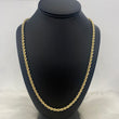 10K Yellow Gold Rope Chain / 8.1gr / 4.2mm / 24in