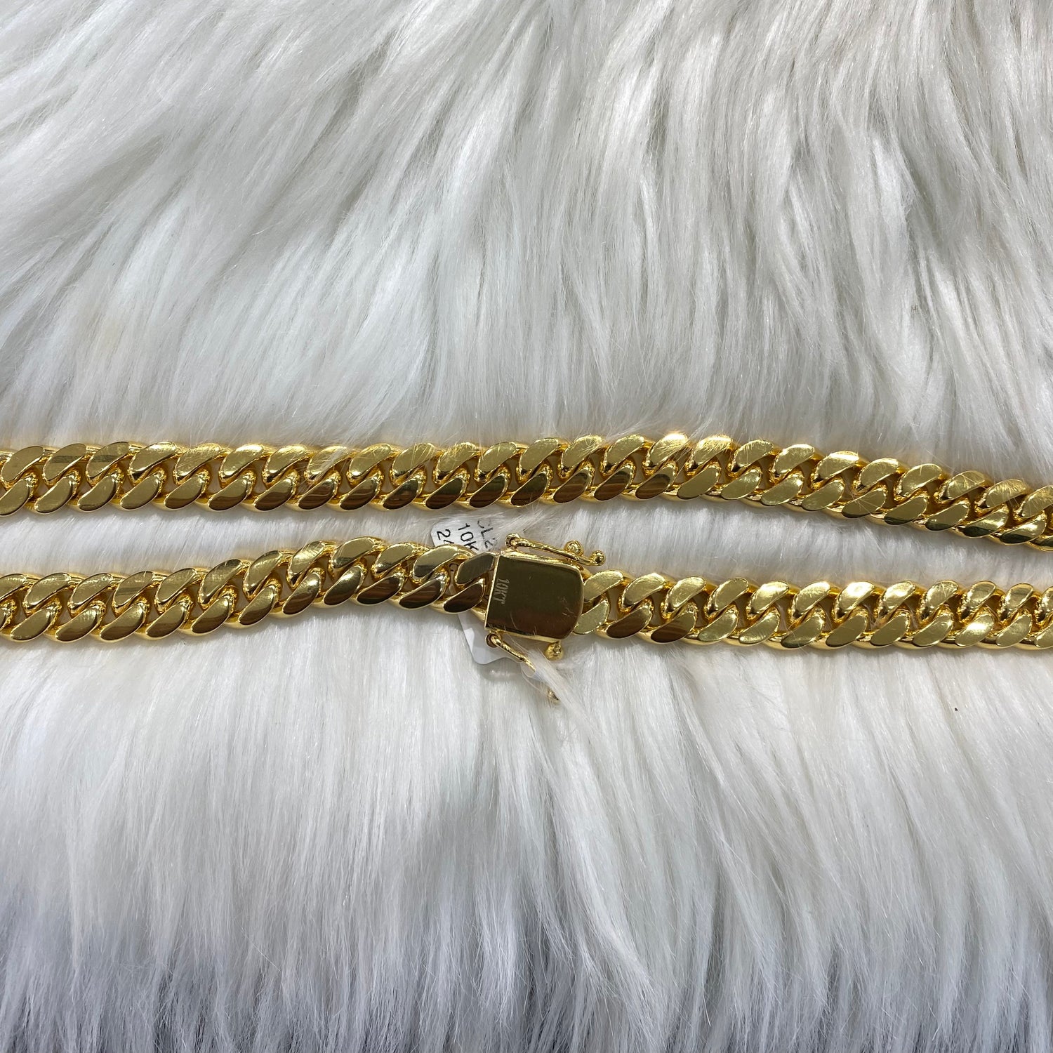 10K Yellow Gold Cuban Links / 213.7gr / 11.5mm / 24.5in