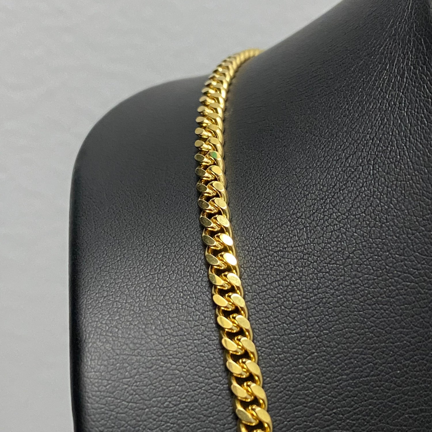 10K Yellow Gold Micro Cuban / 29.1gr / 4.2mm / 24in