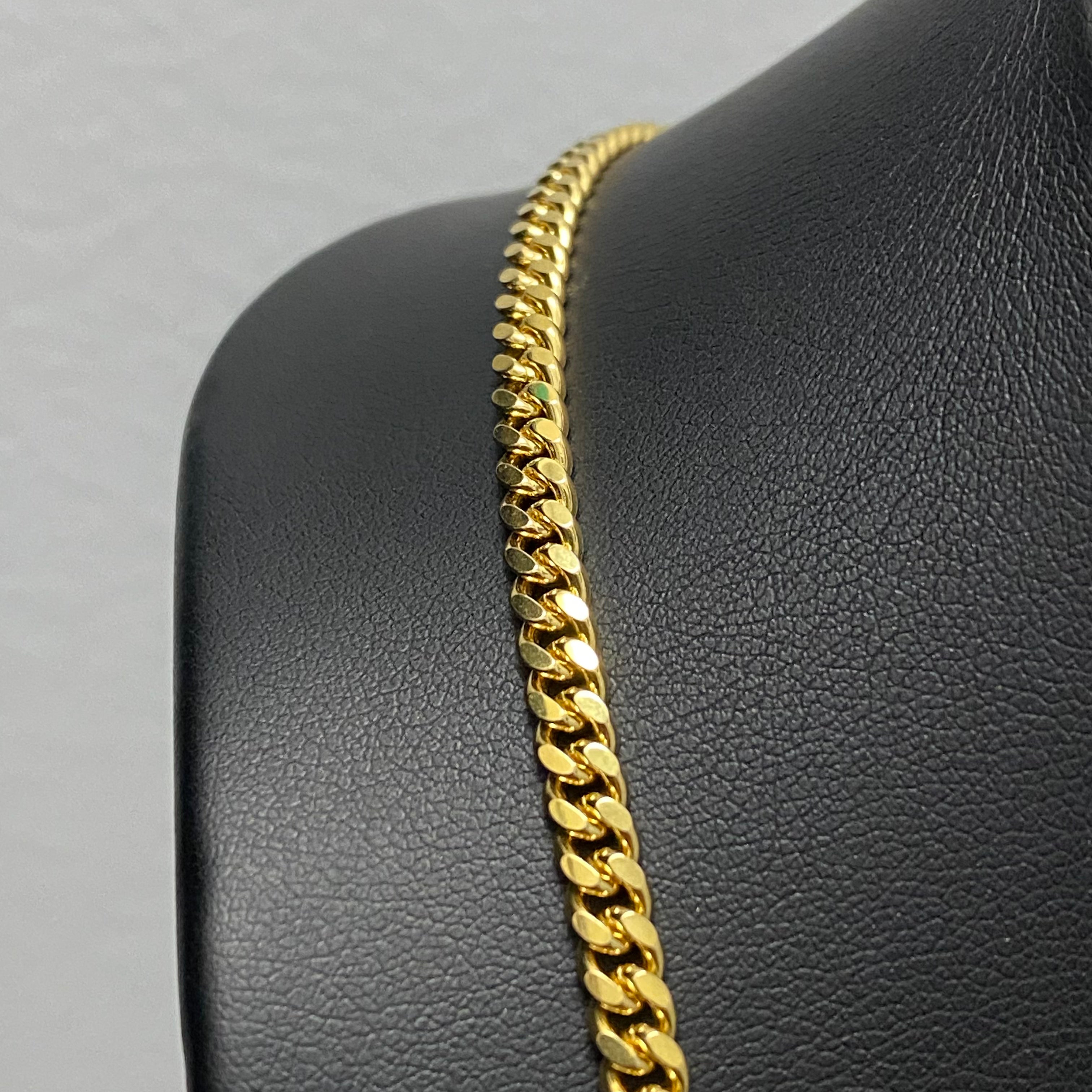 10K Yellow Gold Micro Cuban / 29gr / 4.2mm / 24in