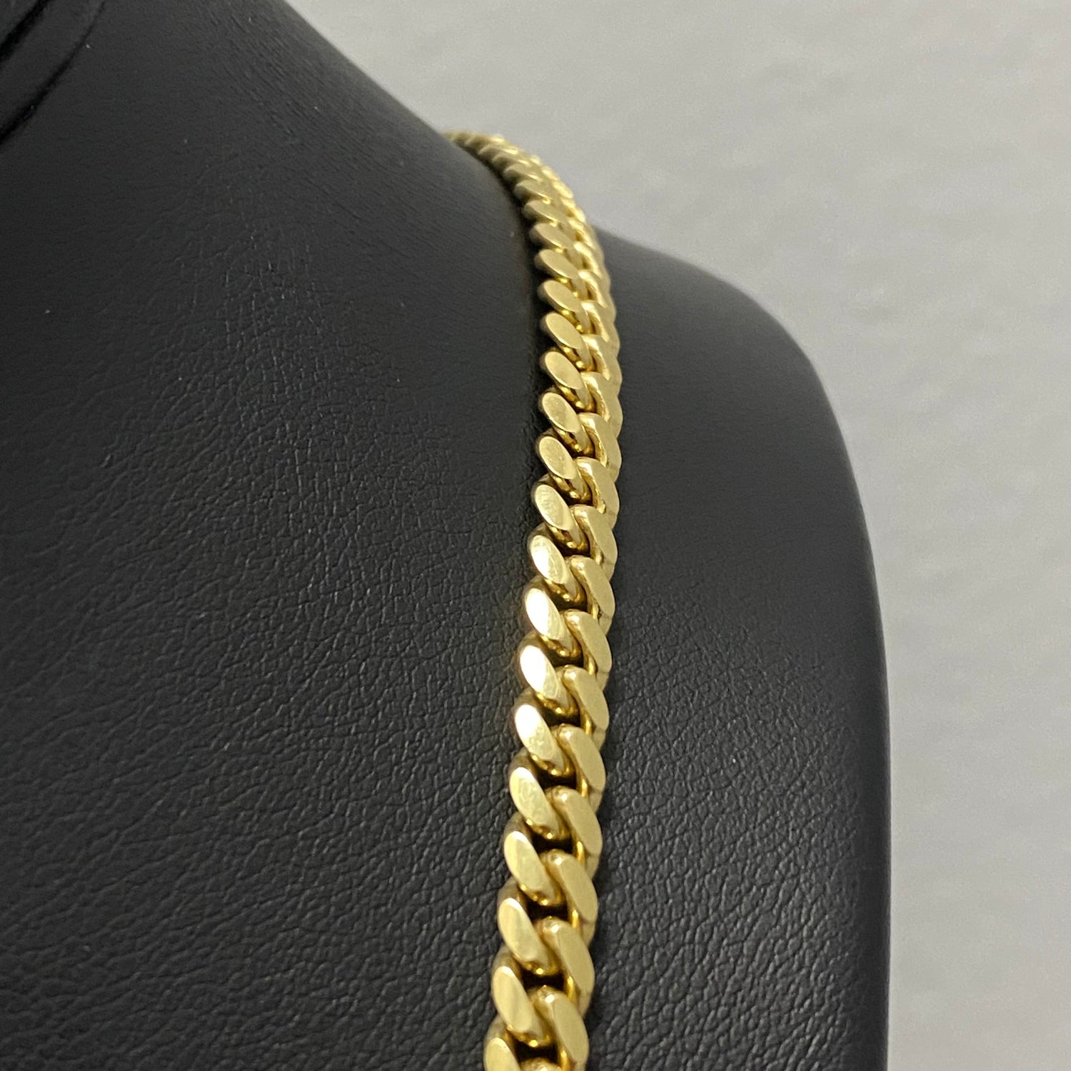 10K Yellow Gold Micro Cuban / 41.6gr / 4.9mm / 24in