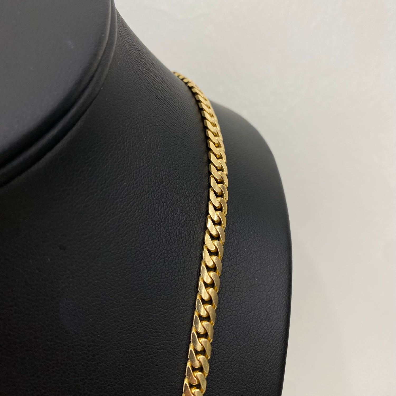 14K Yellow Gold Micro Cuban / 32.6gr / 4.4mm / 24in