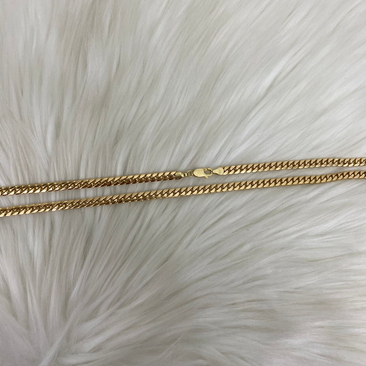14K Yellow Gold Micro Cuban / 32.6gr / 4.4mm / 24in