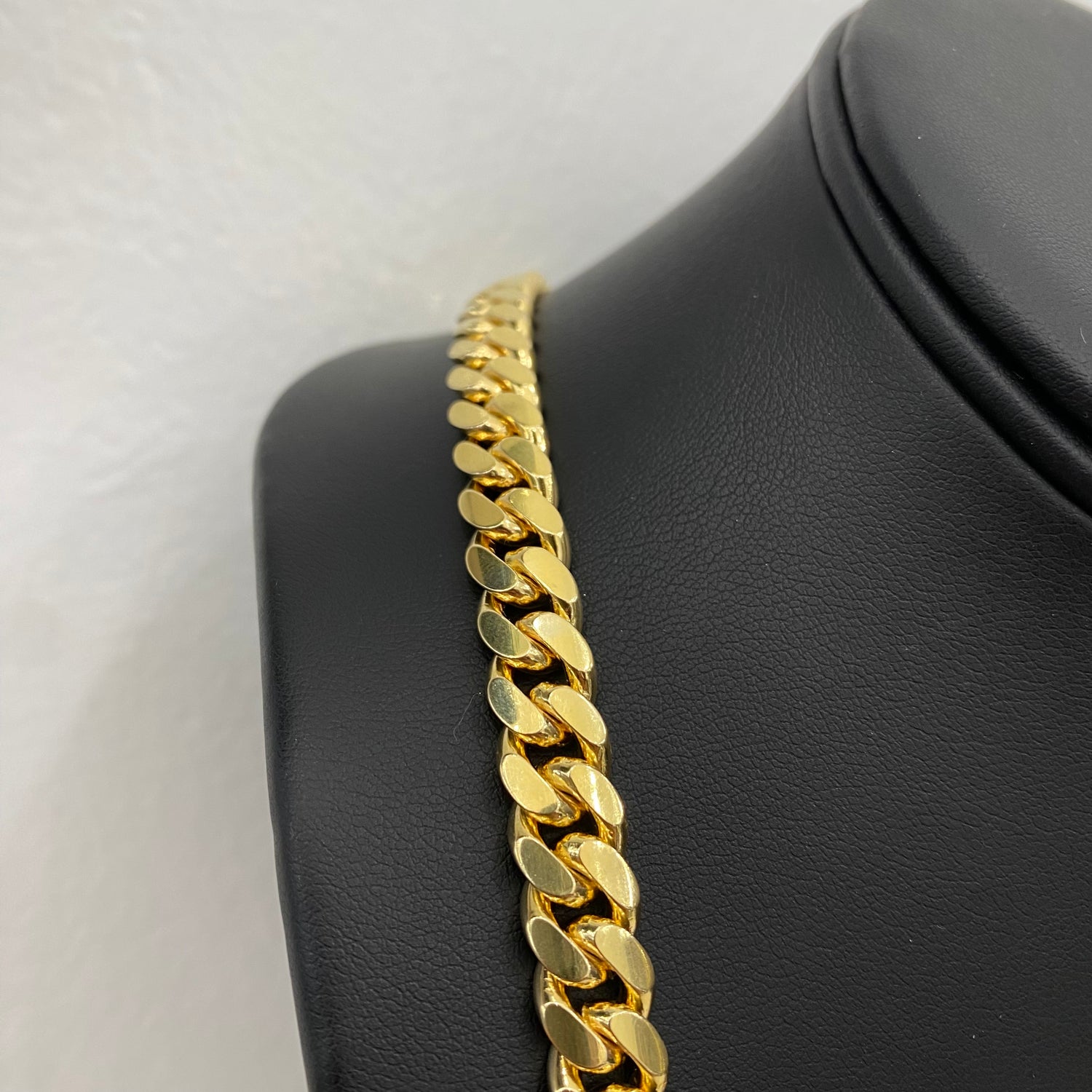 10K Yellow Gold Cuban Links / 120.3gr / 8.2mm / 24in