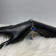 18K Yellow Gold Van Cleef Blue Bracelet / 10.5gr / 2.2mm / 7.5in