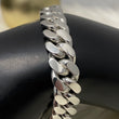 Silver Cuban Links Bracelet / 60.95gr / 10.4mm / 8.5in