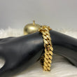 10K Yellow Gold Cuban Links Bracelet / 82.83gr / 12mm / 8.5in