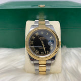 Rolex Two Tone 18K 41Mm Roman Numbers 2020 Oyster Band