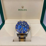 Rolex 2019 Submariner 40Mm 116613 Blue 18K Yellow Gold And Stainless Steel Two Tone Ceramic Bluessy 116613 Oyster Band