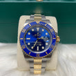 Rolex 2019 Submariner 40Mm 116613 Blue 18K Yellow Gold And Stainless Steel Two Tone Ceramic Bluessy 116613 Oyster Band