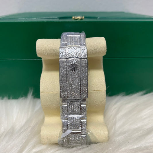 Rolex 41Mm Datejust Tiffany Face Natural Vs Diamonds 126300-11Ct Dia Diamond 2019 Oyster Band