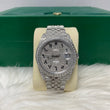 Rolex 41Mm Bustdown Vs Diamonds 15Ct Dia 126300 Arabic Numbers 2023 Jubilee Band