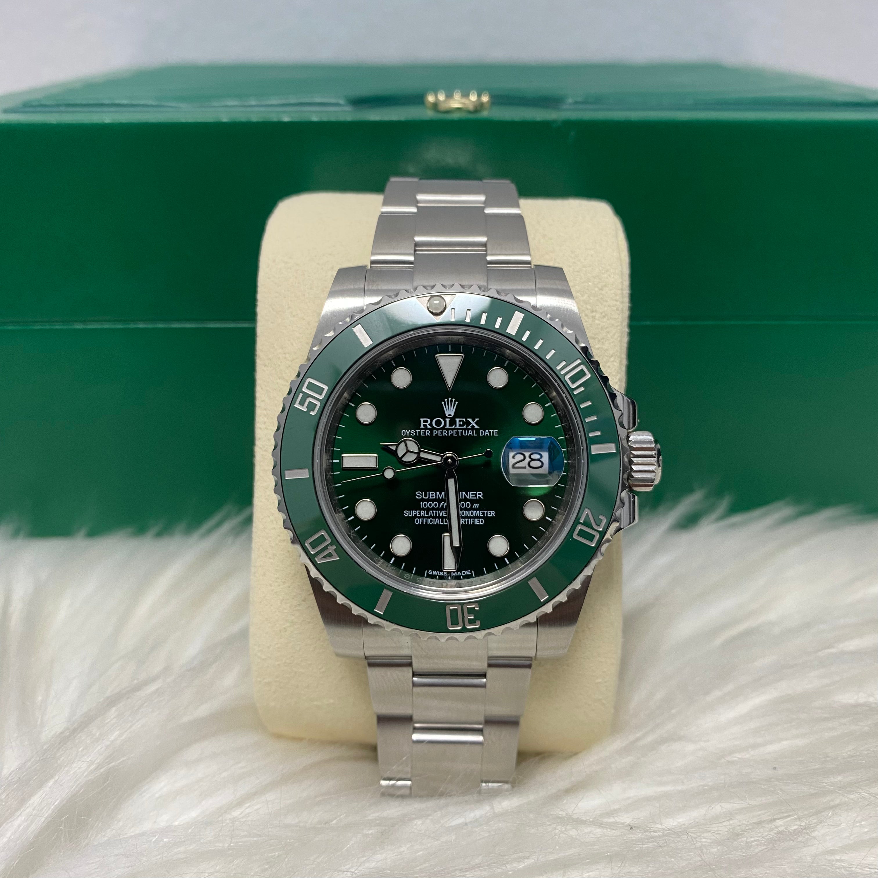 Rolex Submariner 40Mm Ss Hulk Edition Ref 116610Lv 2020 Oyster Band