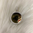 10K Yellow Gold Memorial Pendant 0.40Ct Dia / 7.6gr / 1.2 - 1.7in