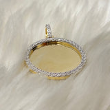 10K Yellow Gold Memorial Pendant 0.40Ct Dia / 7.6gr / 1.2 - 1.7in