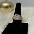 10K Yellow Gold Diamond Letter B Ring 1.59Ct Dia / 6.6gr / Size 9