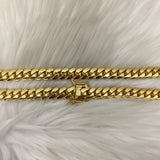 10K Yellow Gold Cuban Links / 214.3gr / 11.4mm / 24in