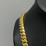 10K Yellow Gold Cuban Links / 142.1gr / 9mm / 24.5in