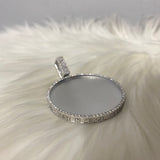 10K White Gold Diamond Memoral Pendant 2.56Ct Dia / 28.49gr / 2 - 2.7in