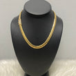 10K Yellow Gold Prong Links / 46.8gr / 7.5mm / 16in