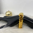 14K Yellow Gold Bracelet Prong Links / 186.6gr / 19.5mm / 8.5in