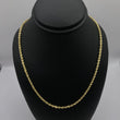 14K Yellow Gold Rope Chain / 7gr / 2.2mm / 18in