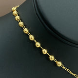 14K Yellow Gold Rosary Chain / 33.1gr / 6mm / 26in