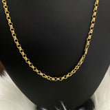 10K Yellow Gold Roll-On Chain / 6.6gr / 4.3mm / 16in