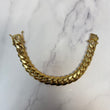 10K Yellow Gold Cuban Links Bracelet / 133.8gr / 15mm / 8in