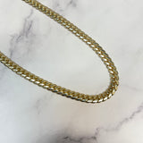 14K Yellow Gold Cuban Links / 123.3gr / 9.4mm / 18in