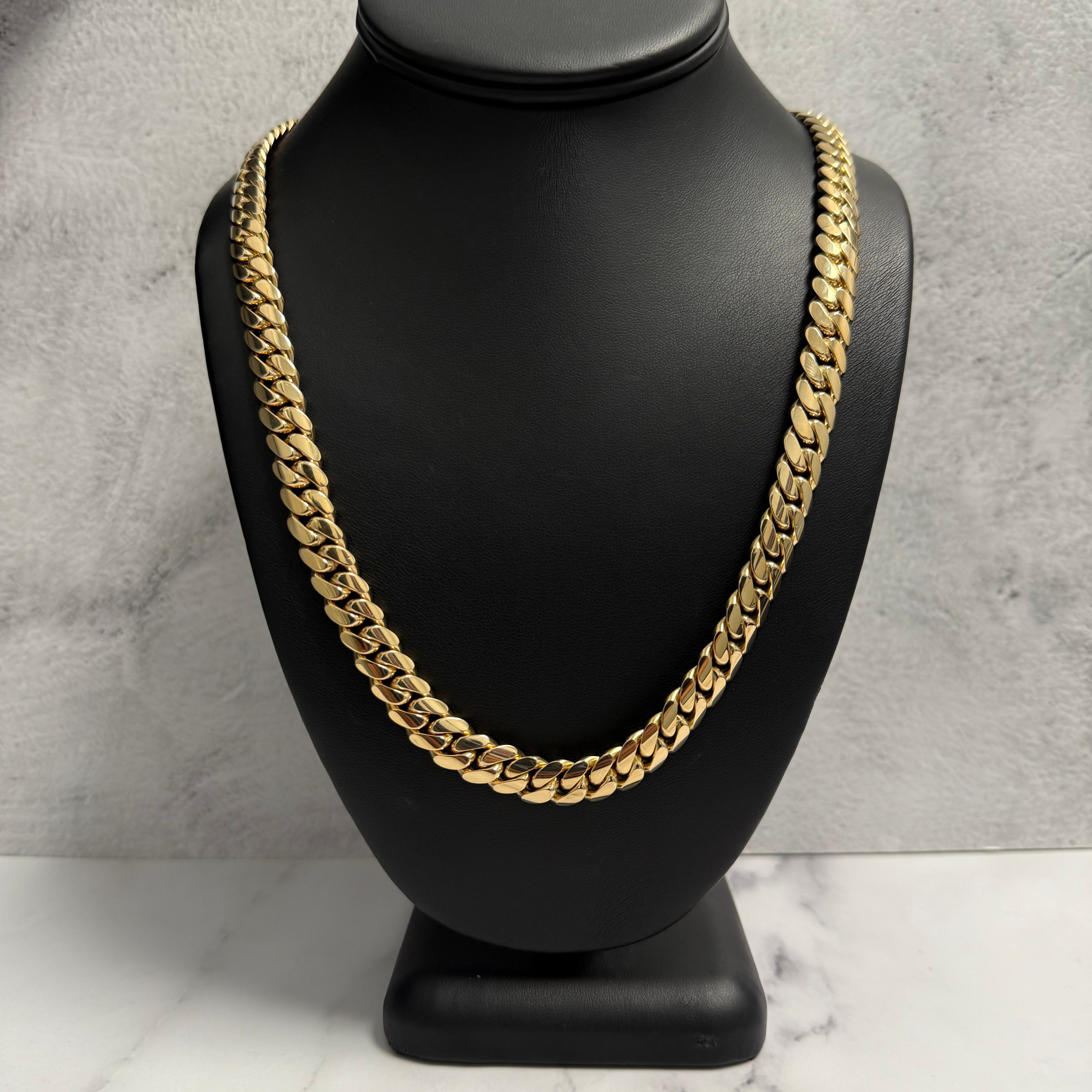 10K Yellow Gold Cuban Links / 149gr / 10mm / 23in