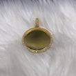 14K Yellow Gold Memorial Pendant 1.50Ct / 12gr