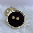 10K Yellow Gold Fashion Stud Earrings / 1.4gr