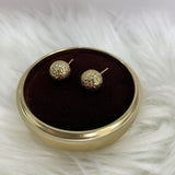 10K Yellow Gold Fashion Stud Earrings / 1.4gr