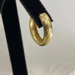 10K Yellow Gold Fashion Hoop Earrings / 4.1gr