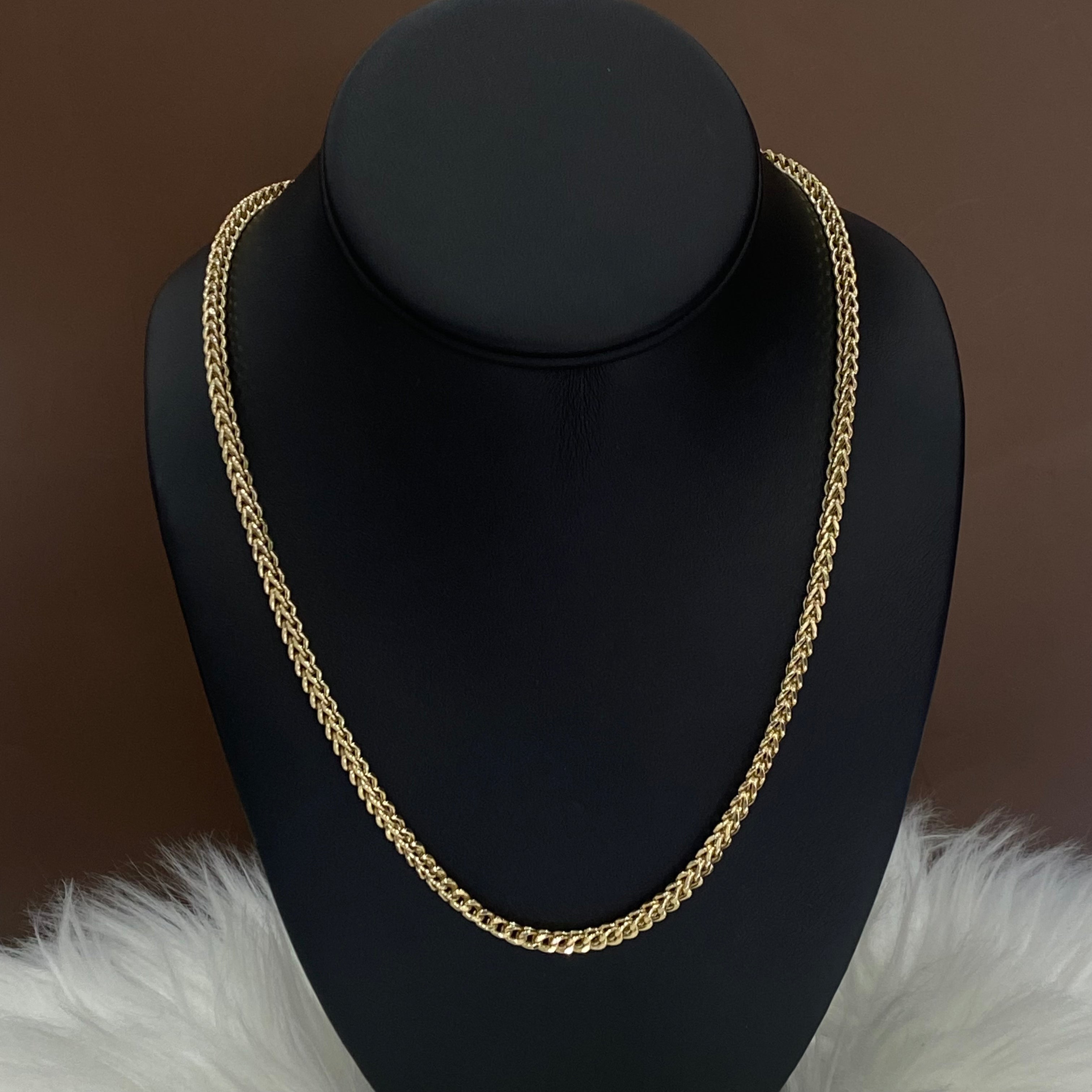 10K Yellow Gold Franco Chain / 17gr / 3.5mm / 24in