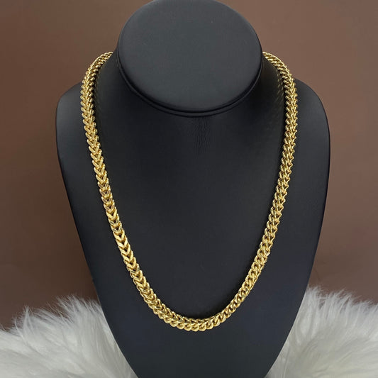 10K Yellow Gold Franco Chain / 41.3gr / 6.1mm / 26in