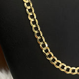 14K Yellow Gold American Cuban Chain / 19.6gr / 5.6mm / 22in