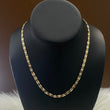 14K Three Colour Gold Mariner Chain / 6.5gr / 3.3mm / 16in