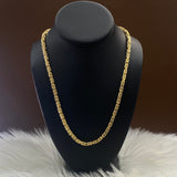 10K Yellow Gold Byzantine Chain / 27.6gr / 4mm / 26in