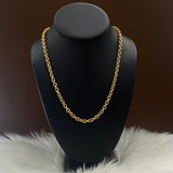 14K Yellow Gold Roll On Chain / 22.5gr / 5.3mm / 24in