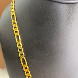 14K Yellow Gold Figaro Chain / 31gr / 5.9mm / 24in