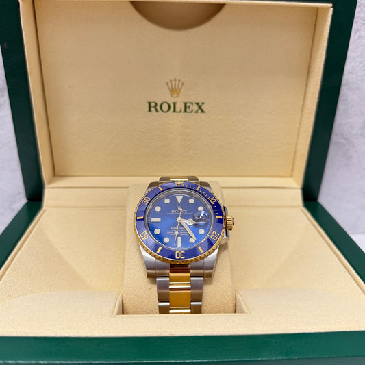 Rolex Submariner 40Mm Blue Face Two Tone 2020 Model 116613Lb
