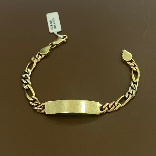 14K Yellow Gold Baby Bracelet / 10gr / 6in