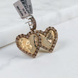 14K Yellow Gold Memorial Pendant 1.55Ct / 13gr