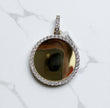 10K Yellow Gold Memorial Pendant 0.76Ct Dia / 13.9gr / 1.6 - 2.1in
