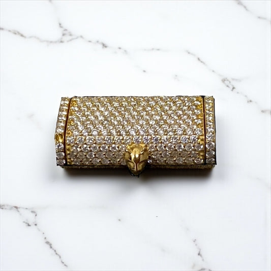 10K Yellow Gold Diamond Sleek Lock Ct Dia / 15.8gr / 14.5mm