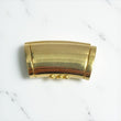 10K Yellow Gold Plain Sleek Lock / 17.8gr / 16mm / 1.1in