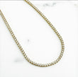 14K Yellow Gold Tennis Chain 12.48Ct Dia Lab Vs / 18.91gr / 3mm / 18in